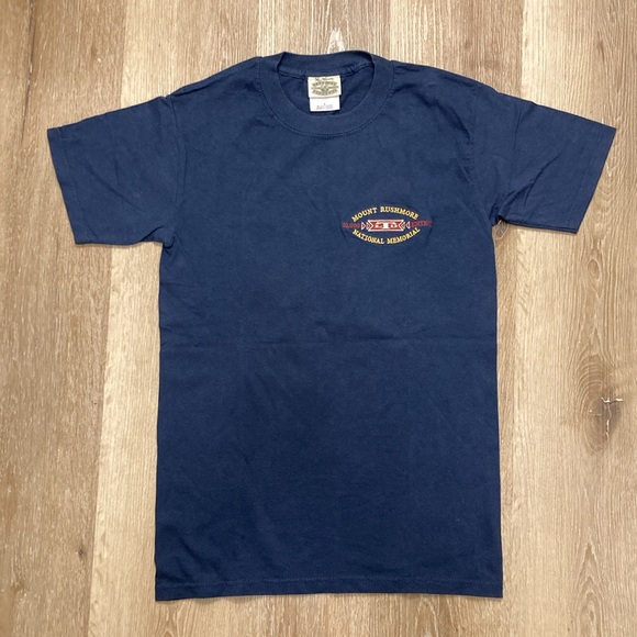 Mount Rushmore by Fred Harvey Blue T Shirt Size S
Good Condition - Picture 7 of 8